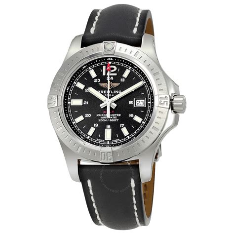 breitling colt 41 automatic black for sale|breitling colt 41 silver dial.